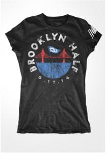 New Balance Brooklyn Half womens t-shirt dark grey