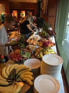 Buffet before run in San Jose