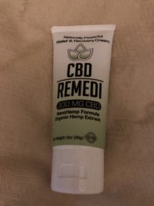 CBD product Remedi Organics