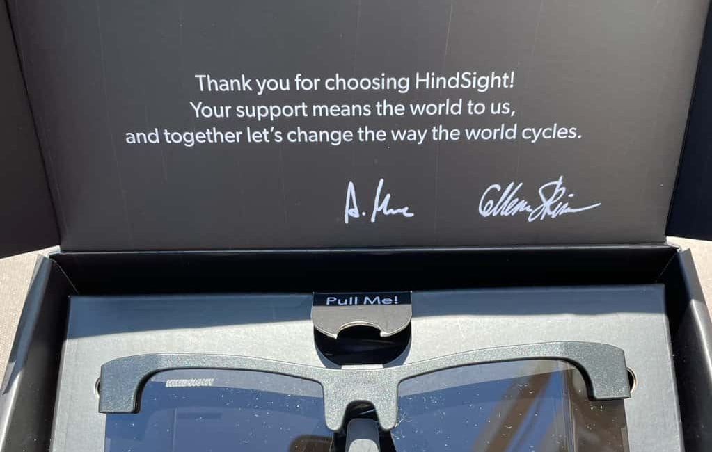 Hindsight cycling glasses