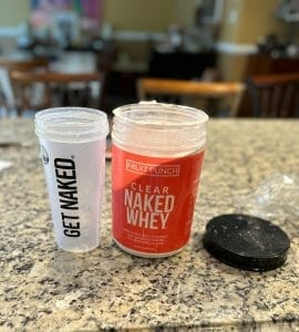 clear naked protein