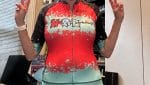 Hilary Topper wearing her WeREndurance Cycling kit