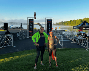 Ray and I at the start of the race