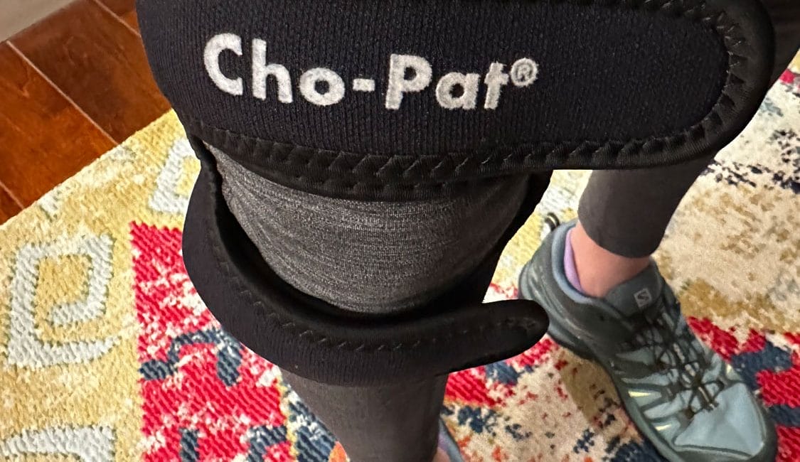 Cho-Pat on my knee