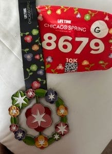 Chicago Spring 10K medal