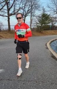 Ray Cushmore wearing kneemo