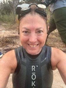 During the race