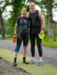 Ray, my friend and training buddy and me